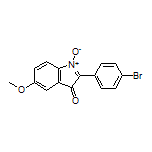 2-(4-Bromophenyl)-5-methoxy-3-oxo-3H-indole 1-Oxide