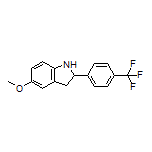 5-Methoxy-2-[4-(trifluoromethyl)phenyl]indoline