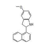 5-Methoxy-2-(naphthalen-1-yl)indoline