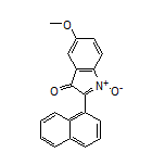 5-Methoxy-2-(naphthalen-1-yl)-3-oxo-3H-indole 1-Oxide