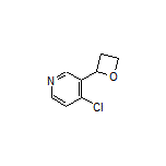 4-Chloro-3-(oxetan-2-yl)pyridine