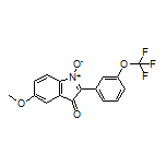 5-Methoxy-3-oxo-2-[3-(trifluoromethoxy)phenyl]-3H-indole 1-Oxide