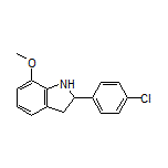 2-(4-Chlorophenyl)-7-methoxyindoline
