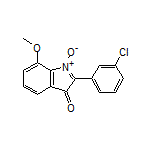 2-(3-Chlorophenyl)-7-methoxy-3-oxo-3H-indole 1-Oxide