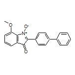 2-(4-Biphenylyl)-7-methoxy-3-oxo-3H-indole 1-Oxide