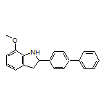 2-(4-Biphenylyl)-7-methoxyindoline