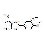 2-(3,4-Dimethoxyphenyl)-7-methoxyindoline