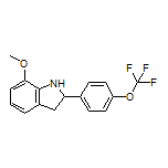 7-Methoxy-2-[4-(trifluoromethoxy)phenyl]indoline