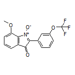 7-Methoxy-3-oxo-2-[3-(trifluoromethoxy)phenyl]-3H-indole 1-Oxide