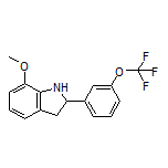 7-Methoxy-2-[3-(trifluoromethoxy)phenyl]indoline