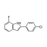 2-(4-Chlorophenyl)-7-fluoro-1H-indole