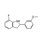 7-Fluoro-2-(3-methoxyphenyl)indoline