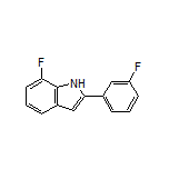 7-Fluoro-2-(3-fluorophenyl)-1H-indole
