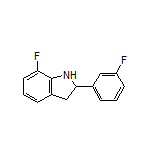 7-Fluoro-2-(3-fluorophenyl)indoline