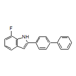 2-(4-Biphenylyl)-7-fluoro-1H-indole