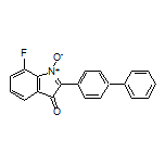 2-(4-Biphenylyl)-7-fluoro-3-oxo-3H-indole 1-Oxide