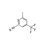 6-Iodo-4-(trifluoromethyl)pyridine-2-carbonitrile