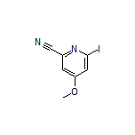 6-Iodo-4-methoxypyridine-2-carbonitrile