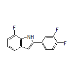 2-(3,4-Difluorophenyl)-7-fluoro-1H-indole
