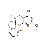 2’,4’-Dichloro-7-fluoro-6’-methyl-2,3,6’,8’-tetrahydro-5’H-spiro[indene-1,7’-pyrido[4,3-d]pyrimidine]