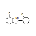 7-Fluoro-2-(2-methoxyphenyl)indoline