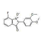 2-(3,4-Dimethoxyphenyl)-7-fluoro-3-oxo-3H-indole 1-Oxide