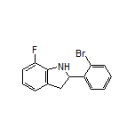 2-(2-Bromophenyl)-7-fluoroindoline
