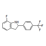 7-Fluoro-2-[4-(trifluoromethyl)phenyl]indoline