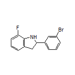 2-(3-Bromophenyl)-7-fluoroindoline