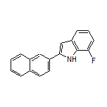 7-Fluoro-2-(naphthalen-2-yl)-1H-indole