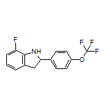 7-Fluoro-2-[4-(trifluoromethoxy)phenyl]indoline