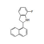 7-Fluoro-2-(naphthalen-1-yl)indoline