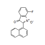 7-Fluoro-2-(naphthalen-1-yl)-3-oxo-3H-indole 1-Oxide