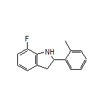 7-Fluoro-2-(o-tolyl)indoline