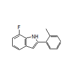 7-Fluoro-2-(o-tolyl)-1H-indole