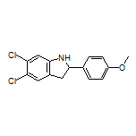 5,6-Dichloro-2-(4-methoxyphenyl)indoline