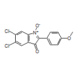 5,6-Dichloro-2-(4-methoxyphenyl)-3-oxo-3H-indole 1-Oxide