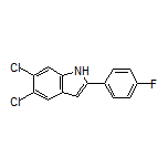 5,6-Dichloro-2-(4-fluorophenyl)-1H-indole