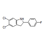 5,6-Dichloro-2-(4-fluorophenyl)indoline