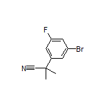 2-(3-Bromo-5-fluorophenyl)-2-methylpropanenitrile