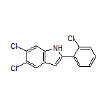 5,6-Dichloro-2-(2-chlorophenyl)-1H-indole
