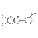 5,6-Dichloro-2-(3-methoxyphenyl)-1H-indole