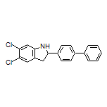 2-(4-Biphenylyl)-5,6-dichloroindoline