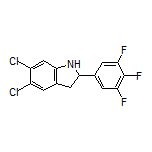 5,6-Dichloro-2-(3,4,5-trifluorophenyl)indoline