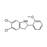 5,6-Dichloro-2-(2-methoxyphenyl)indoline