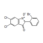2-(2-Bromophenyl)-5,6-dichloro-3-oxo-3H-indole 1-Oxide