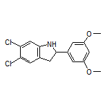 5,6-Dichloro-2-(3,5-dimethoxyphenyl)indoline