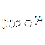 5,6-Dichloro-2-[4-(trifluoromethoxy)phenyl]-1H-indole