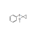 (1-Methoxycyclopropyl)(phenyl)sulfane