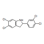5,6-Dichloro-2-(3,4-dichlorophenyl)indoline